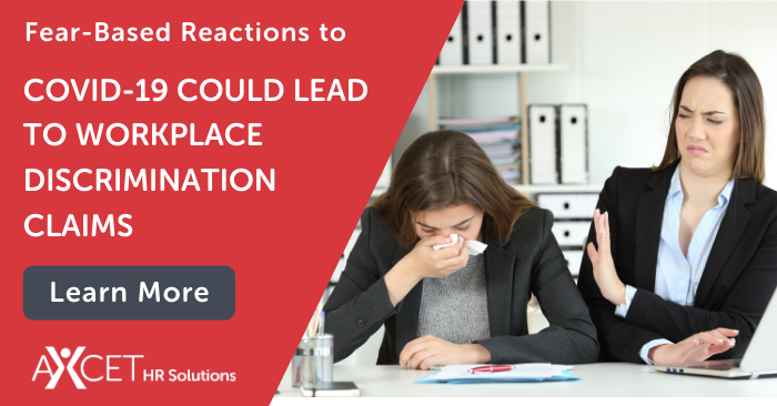 fear-based reactions to covid-19 could lead to discrimination claims