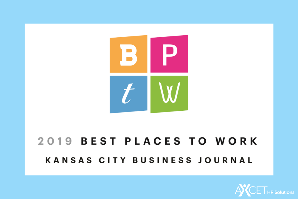 Axcet HR Solutions Named 2019 Best Places to Work by Kansas City Business Journal