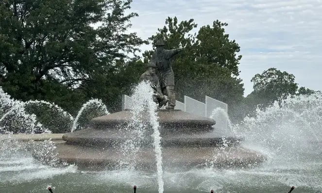 Firefighters Fountain and Memorial Kansas City